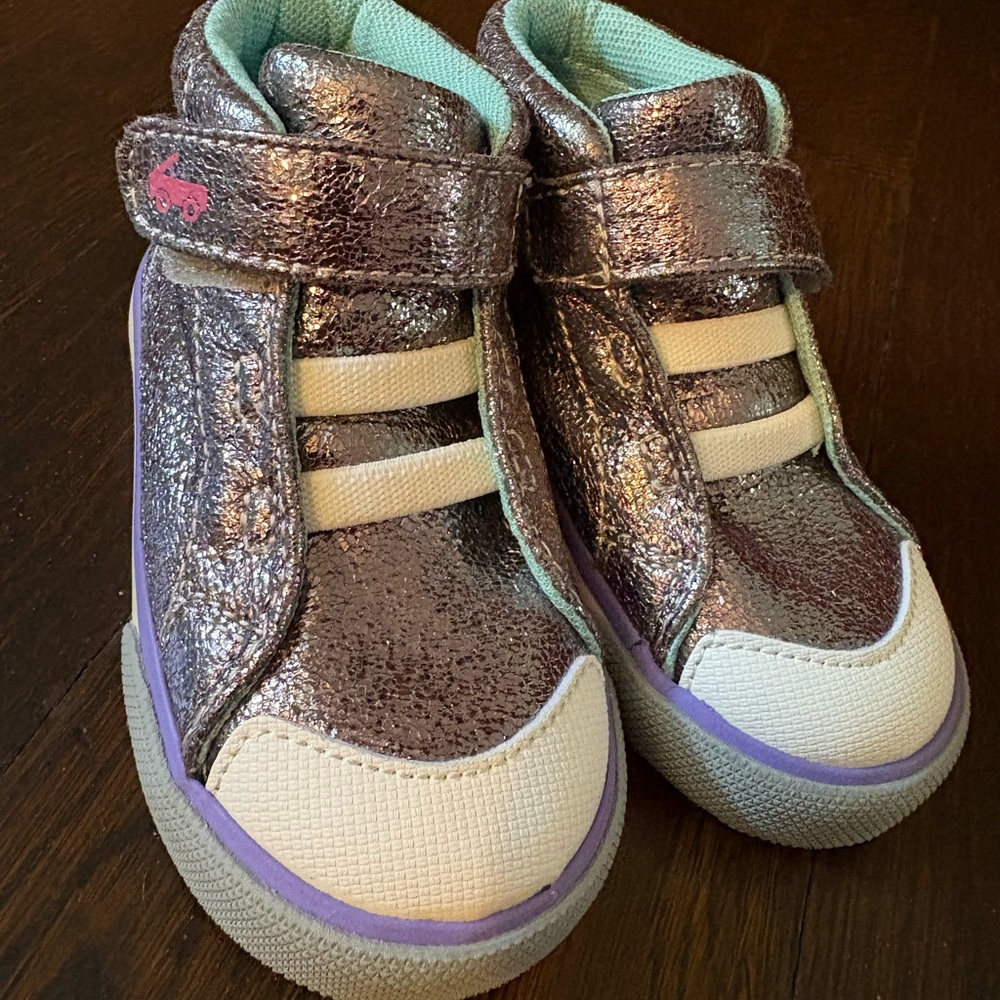 See Kai Run Metallic Purple Size 6